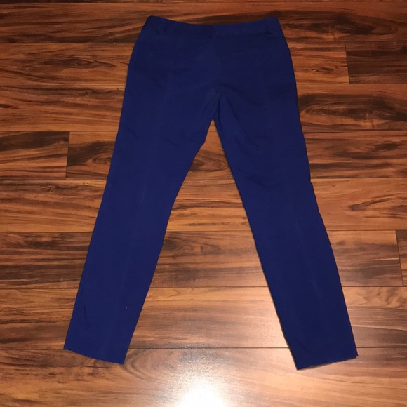 BLUE: Express Columnist Dress Pants - Picture 6 of 8